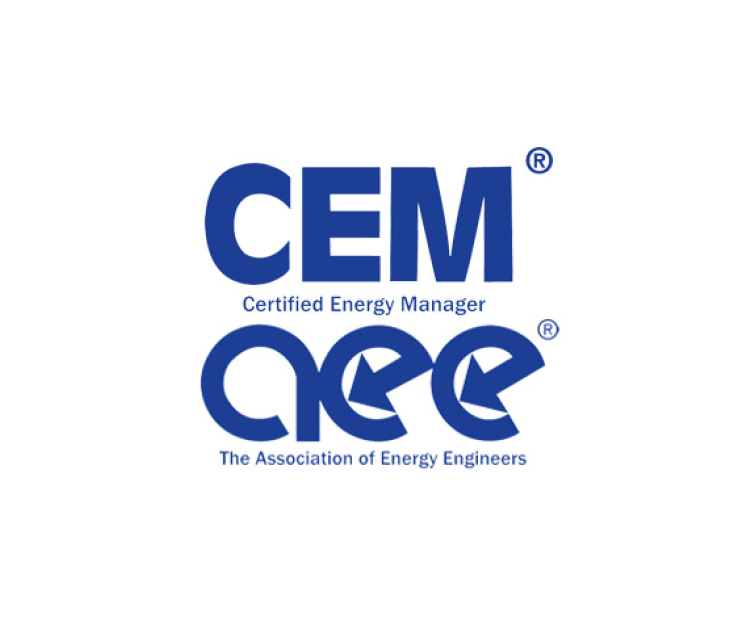 Certified Energy Manger CEM AEE logos